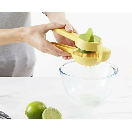 Manual Dual-Action Citrus Press-Green